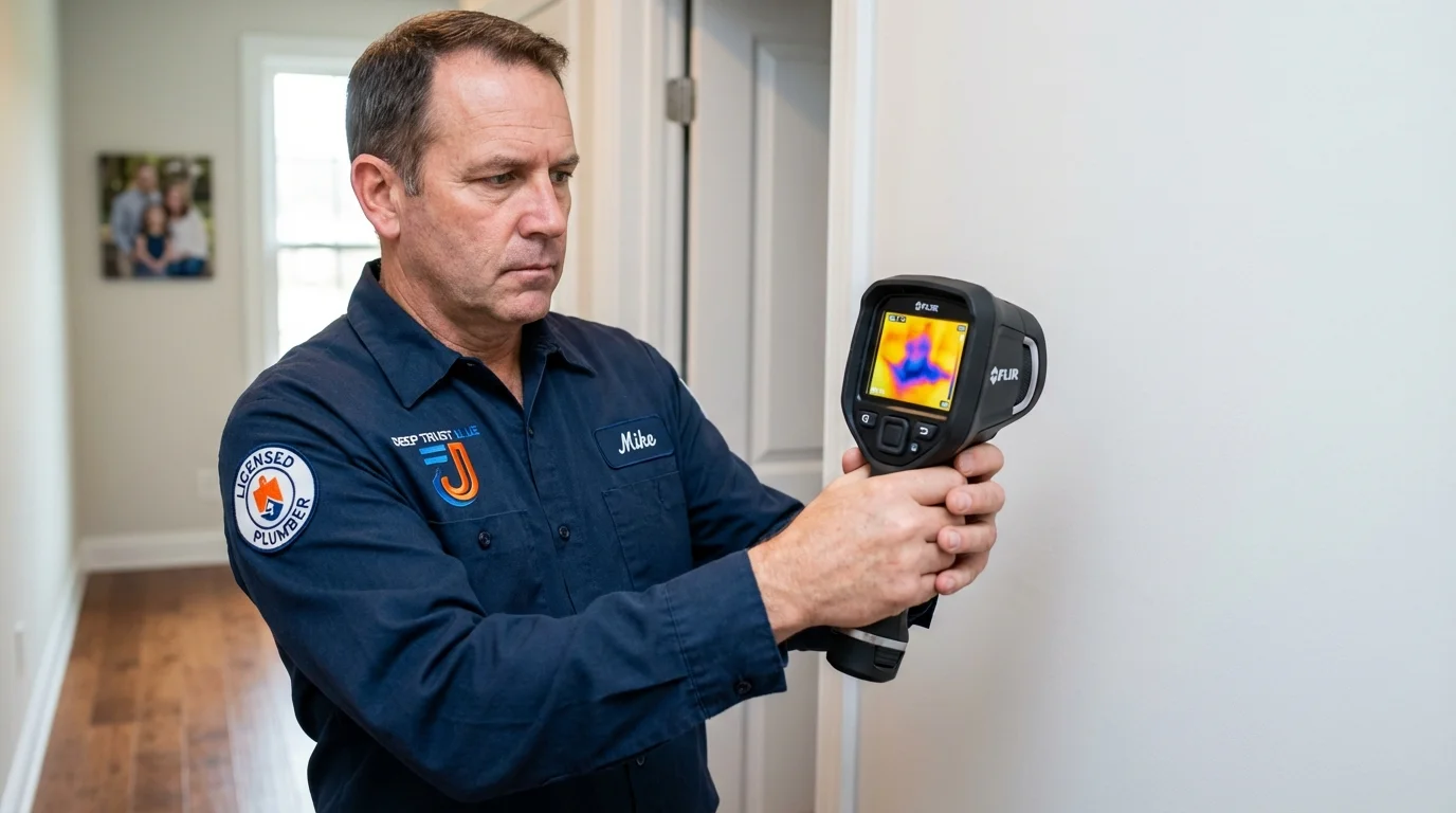 Thermal imaging leak detection by Johns Plumbing LLC in Green Valley